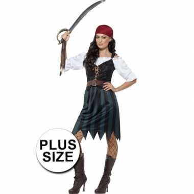 Grote maat feest piraat verkleedverkleedkleren voor dames