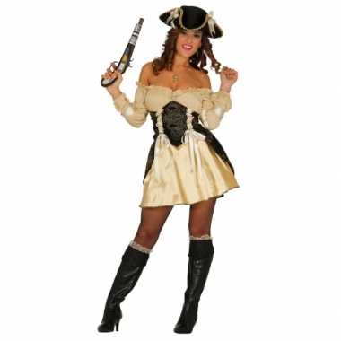 Verkleedkleren piratenjurkje geel