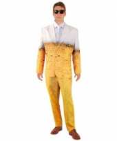 Bier thema print heren verkleedkleren