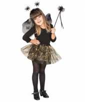 Halloween halloween verkleedkleren heksenset zwarte spin voor meisjes