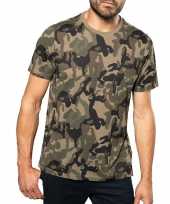 Soldaten leger verkleedkleren camouflage shirt heren