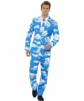 Verkleedkleren heren maatpak wolken